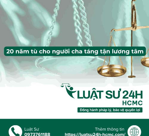 20 năm tù cho người cha táng tận lương tâm: "Hiếp dâm con ruột"