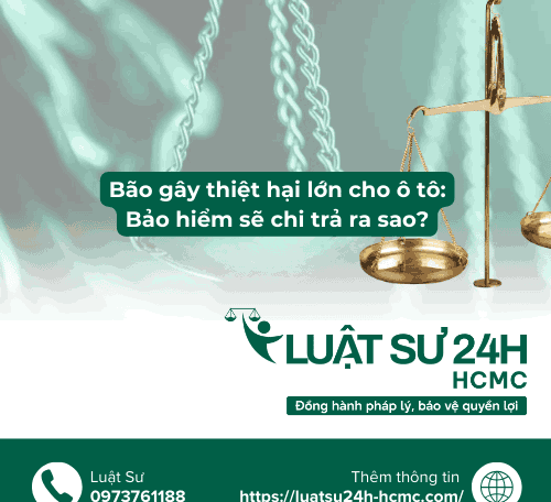 Bão gây thiệt hại lớn cho ô tô: Bảo hiểm sẽ chi trả ra sao?