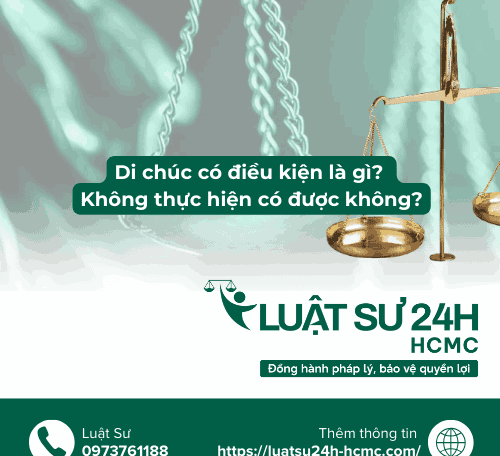 Di chúc có điều kiện là gì? Không thực hiện có được không?