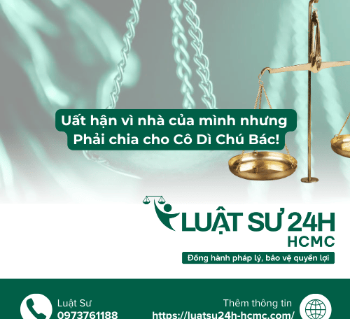 Uất hận vì nhà của mình nhưng phải chia cho Cô Dì Chú Bác!